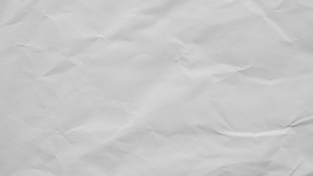 Abstract white crumpled and creased recycle paper texture background