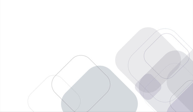 Abstract Geometric Background with Colorful Rounded Rectangles and Modern Vector Design.