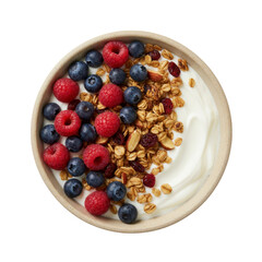 Yogurt bowl with berries and granola