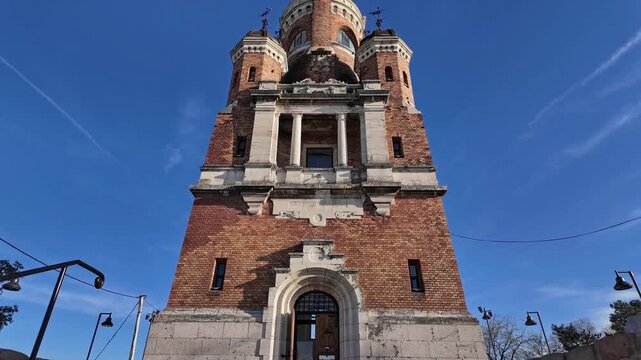 Famous Gardos tower in Zemun, Belgrade, Serbia.