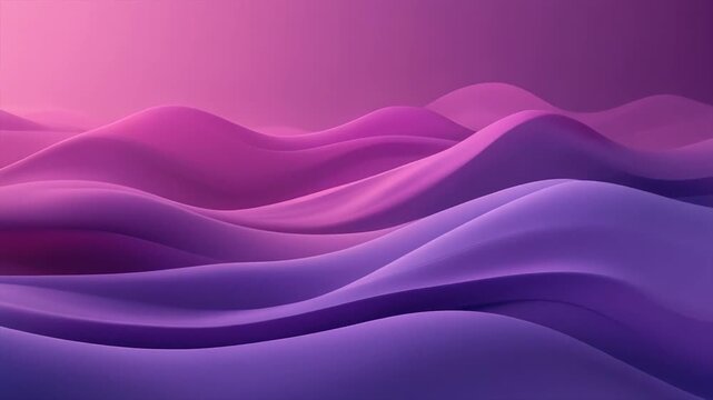Futuristic lavender magenta gradient waves rippling softly elegant minimal abstract motion seamless surreal ambience cascading softly unique style ultra realistic cinematic loop