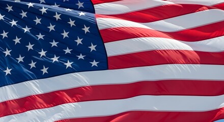 Obraz premium American flag waving, United States flag, patriotic symbol