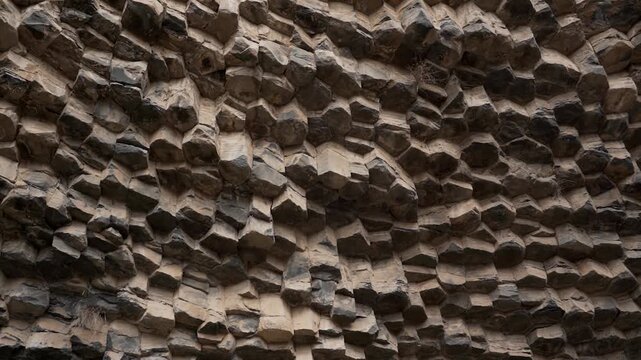Symphony of Stones in Garni Gorge in Kotayk Province of Armenia