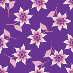 Obraz premium seamless floral pattern