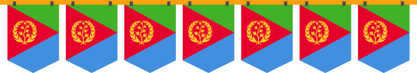 Naklejka premium eritrea flag