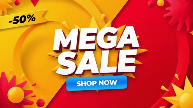 Exciting mega sale offers discounts on various products at downtown store during summer event
