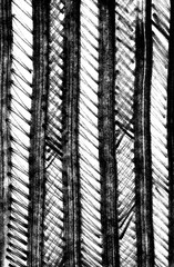 Doodle sketch hand drawing black and white pattern design