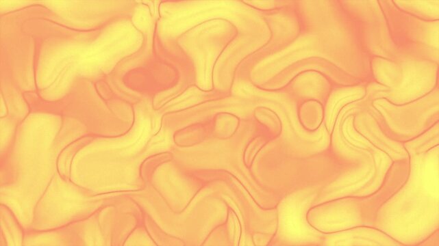 Abstract yellow orange fluid marble background seamless warm gradient texture