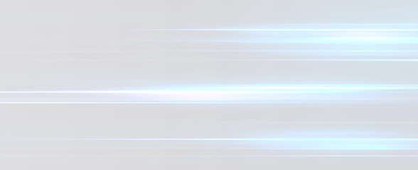 Cyan Glowing Neon Motion Lines and Light Blue Abstract Trails. Shine Effect with Starburst, Sunshine Beam, Glow Wave and Isolated Transparent Light Overlay for Futuristic or Tech Design	