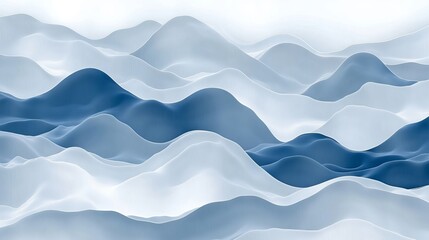 Abstract Fluid Texture Background with Organic Shapes and Seamless Ripples in Monochromatic Tones