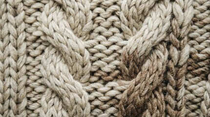 Fototapeta premium Wool knitted fabric texture background. Seamless knitted wool fabric texture. Knitted textile fabric background pattern. Wool knit fabric texture for fashion and textile design. Knitted wool texture.