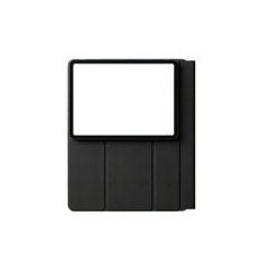 Tablet computer with blank screen in case