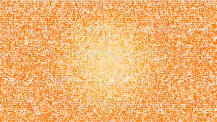Bright orange and white textured background with a central glow