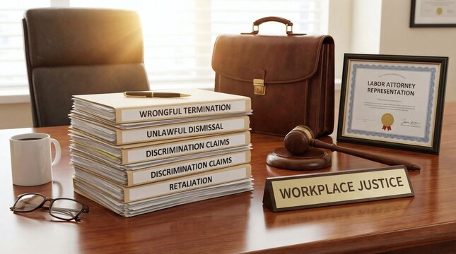 Wrongful Termination Employment Law Unlawful Dismissal Discrimination Retaliation Claims Employee Rights Workplace Justice Attorney