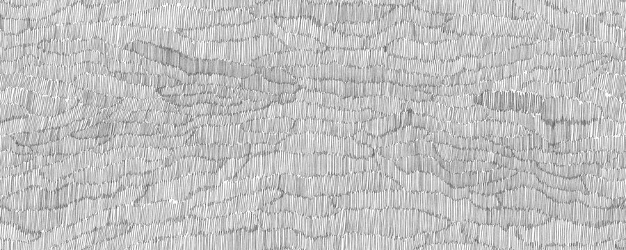 Seamless pattern with gray graphite pencil hatching. Black and white hand drawn texture. Horizontal background with vertical scribbles