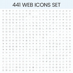 web icons set