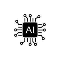 AI chip icon