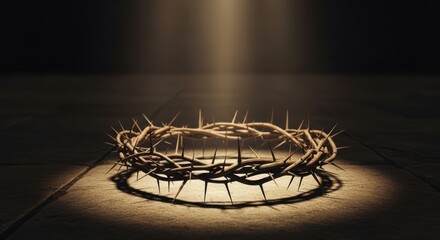 Easter symbolism crown of thorns jesus christ crucifixion resurrection hope