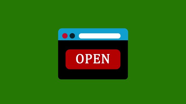 Modern browser window displaying red op button