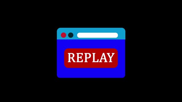 Modern Browser Window Showing Repla Logo Design