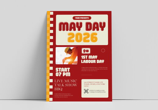 Labour Day Flyer Template