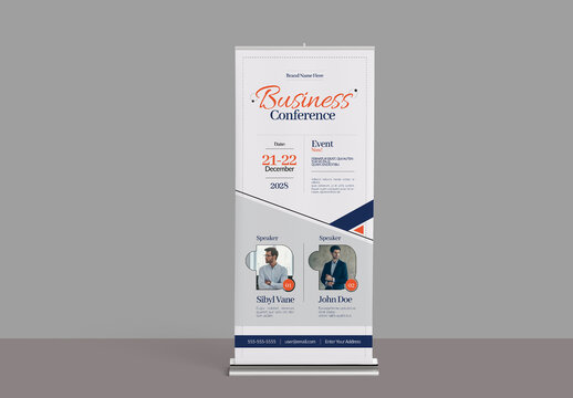 Roll Up Banner Template Layout