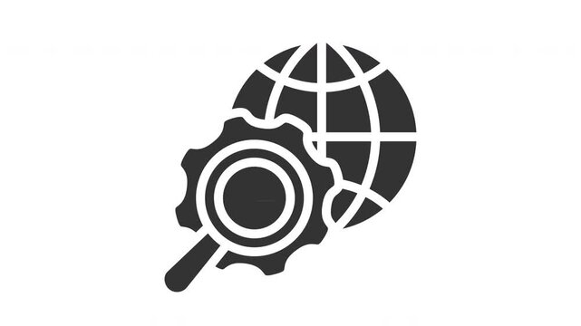 Animated global optimization icon