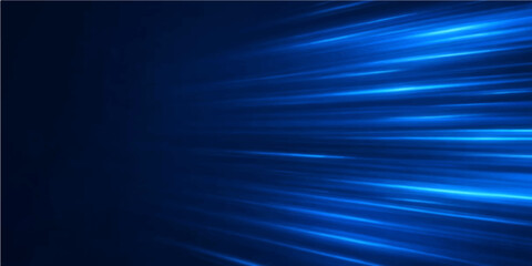 Obraz premium A futuristic blue abstract background features glowing digital lines and wave patterns that create a motion blur effect with energy rays across a textured liquid sea wallpaper