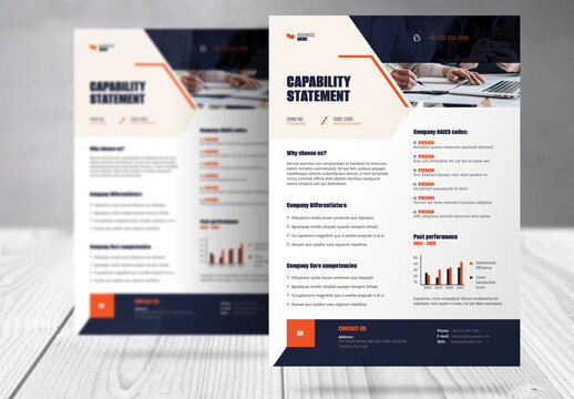 Capability Statement Business Document Template 