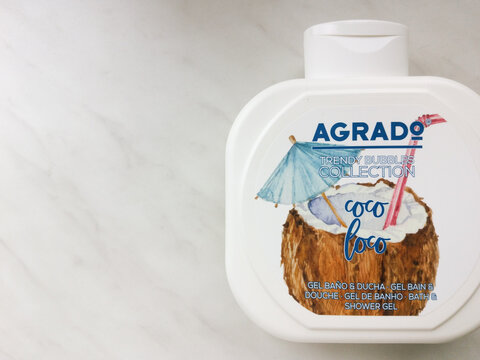 Shower gel AGRADO Coco Loco.
