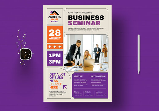 Business Seminar Flyer