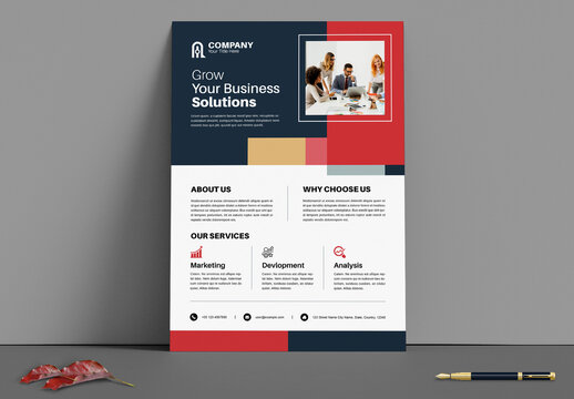 Corporate Flyer Design Layout