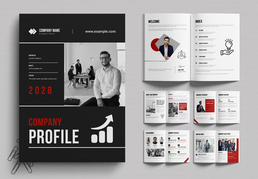 Modern Corporate Company Profile Brochure Template Design