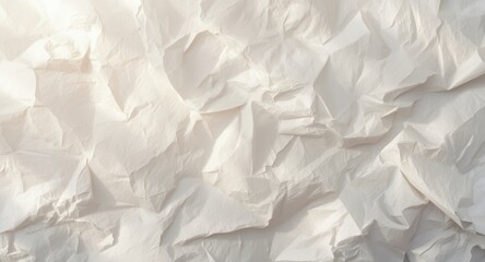 Obraz premium White paper texture background with soft daylight and rumpled grain