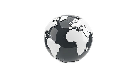 Obraz premium Glossy World Globe