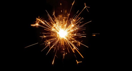 Detailed glowing sparkler image with bright flickering sparks ideal for wedding gatherings