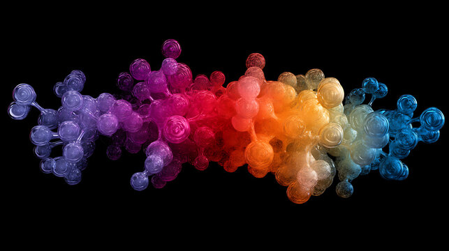Intermolecular electron resonance effect visualized in high clarity with color-coded atoms 