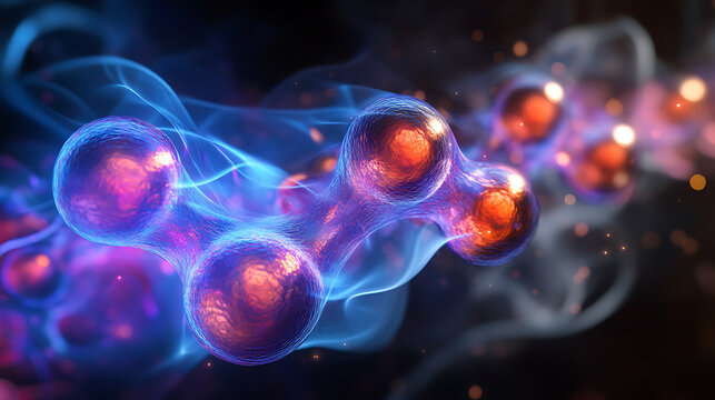 Dynamic capture of energy release during oxidation with swirling electron paths 