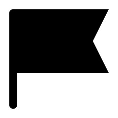 Destination Flag Solid Icon