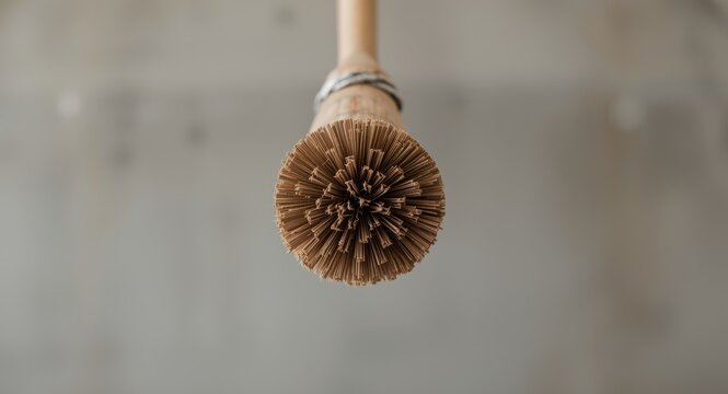 Reinforced broom stick designed to withstand industrial wear