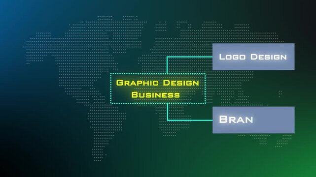Graphic Design Business Project Animation Video Presenting Logo Branding Photoshop And Creative Client Solutions For Modern Companies.