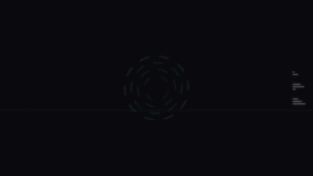 Dark Background with Faint Circular Shapes.