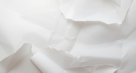 Obraz premium Minimal white Japanese paper texture background with subtle shadowing