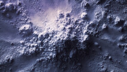 Alien Planet Surface with Craters and Dramatic Space Texture Generative AI