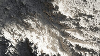 Detailed Moon Surface Crater Texture Background Generative AI