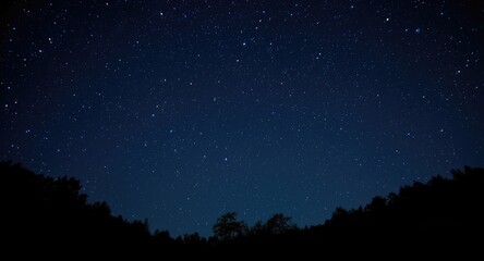 Fototapeta premium Spectacular night image displaying numerous stars amid a peaceful stargazing setting