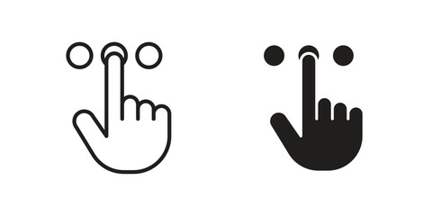 Obraz premium Choice icons simple design. Vector illustration for web ui
