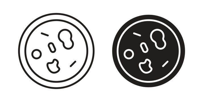 Human cells icons for templates, web design and infographics