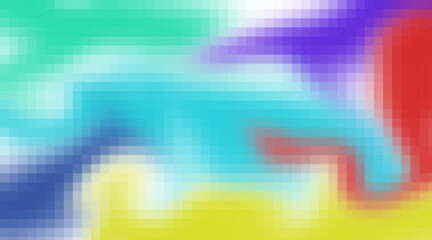 Fototapeta premium Abstract blurred gradient mesh background in bright Color with noise and glass effect, Ideal for app presentation, mobile advertising and digital marketing design.