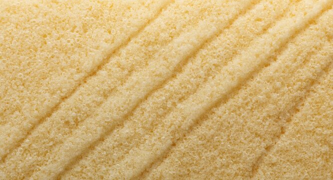 Macro shot of sprayed polyurethane insulating foam texture